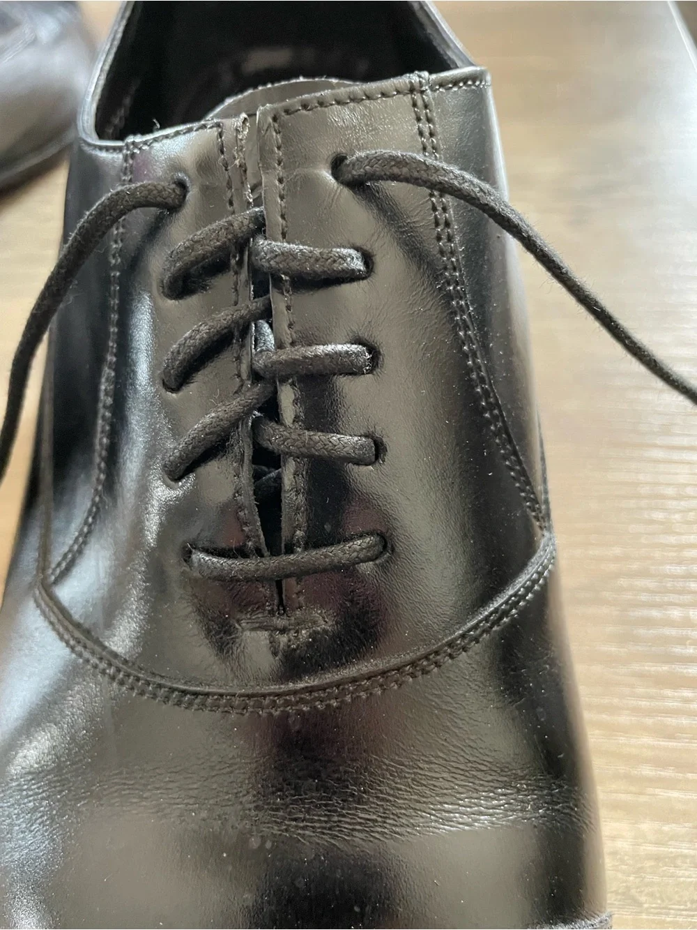 Florsheim classic black leather upper Oxfords lace up dress shoes D-170170-01